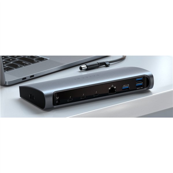 Satechi Thunderbolt 4 Dock grigio spazio