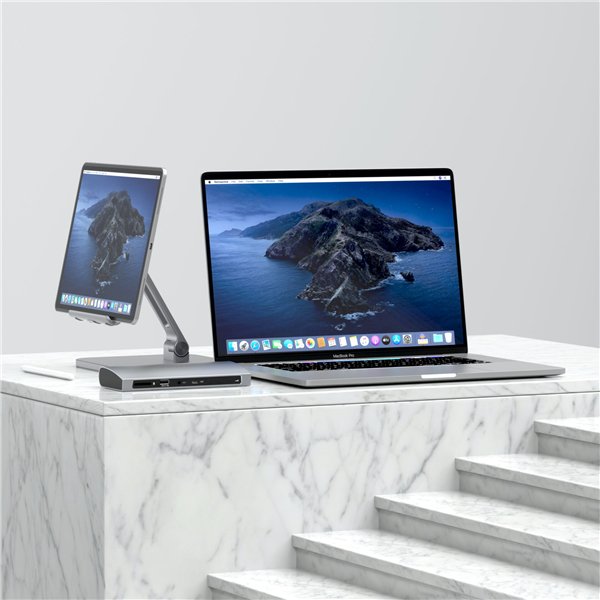 Satechi Thunderbolt 4 Dock grigio spazio