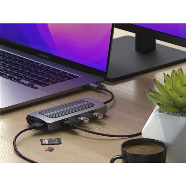 Satechi USB-C Multiport MX adatt. grigio spazio