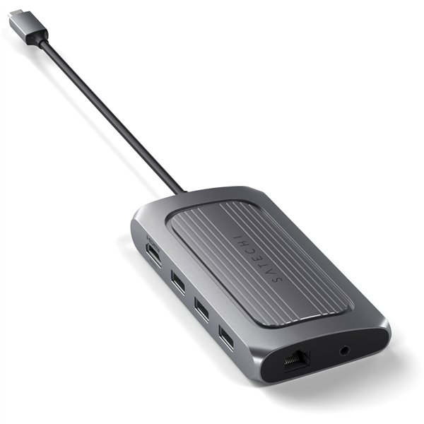 Satechi USB4 Multiport adatt. con 8K HDMI grigio spazio
