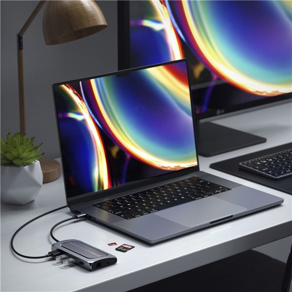 Satechi USB4 Multiport adatt. con 8K HDMI grigio spazio