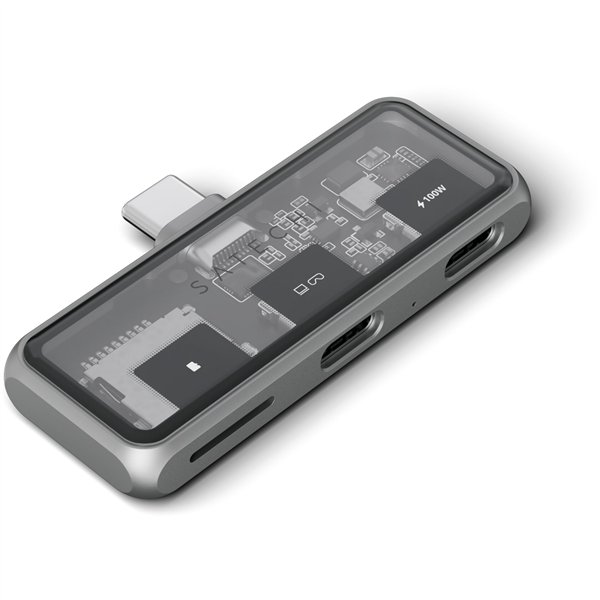 Satechi USB-C PD Mobile XR Hub & MicroSD Card Reader space grey