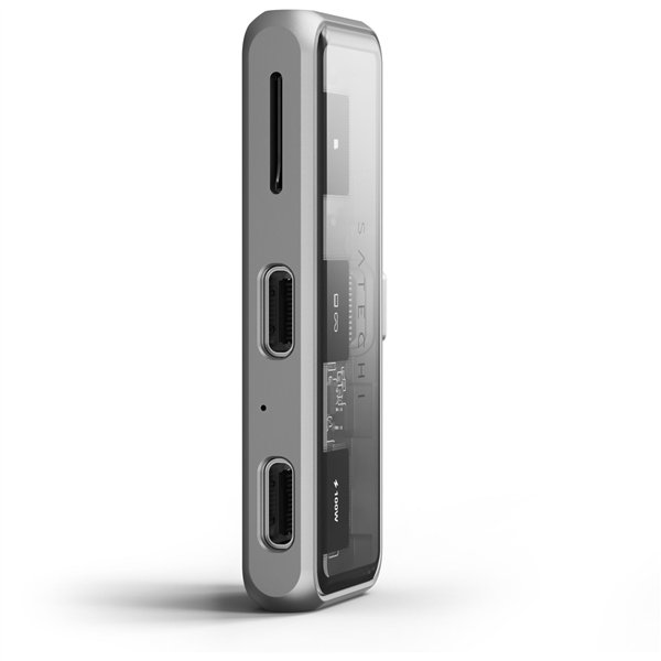 Satechi USB-C PD Mobile XR Hub & MicroSD Card Reader space grey