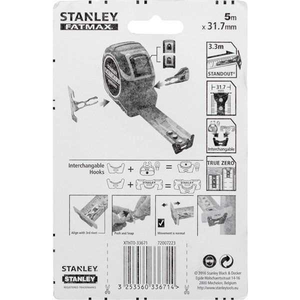 Stanley metro a nastro FatMax Pro Autolock 5m/32mm