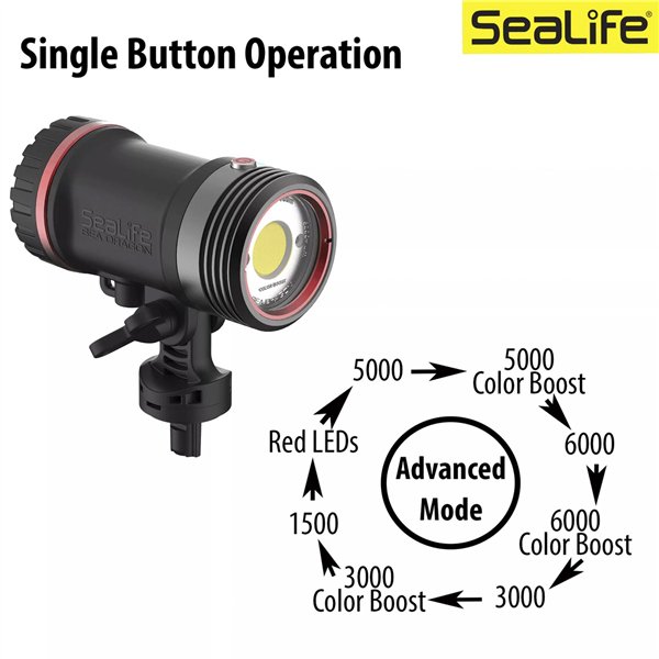 Sealife Sea Dragon 5000+ con Color Boost Light Head (SL680-1)