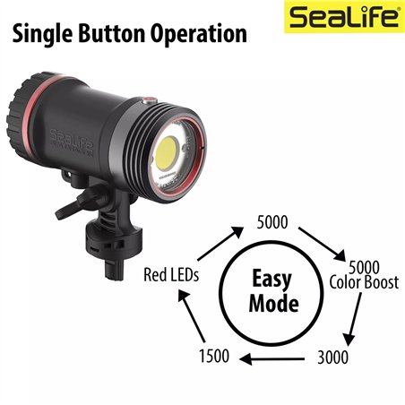 Sealife Sea Dragon 5000+ con Color Boost Light Head (SL680-1)