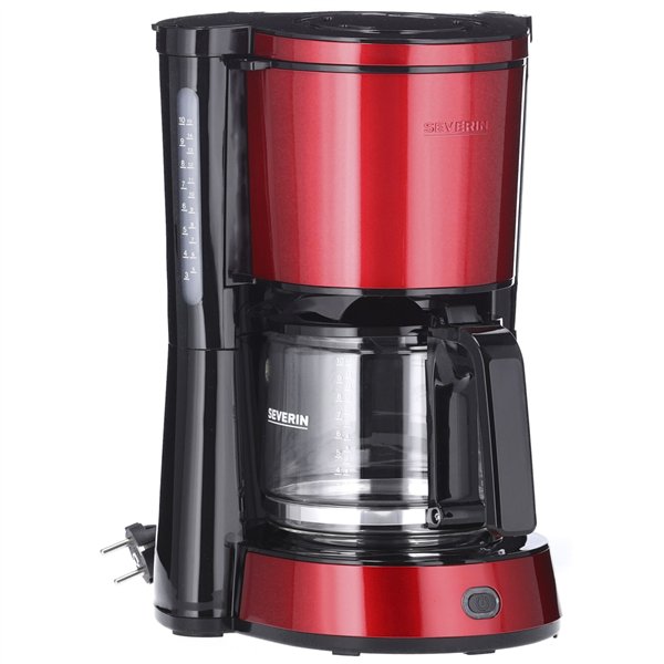 Severin KA 4817 macchina da caffè filtro, rosso