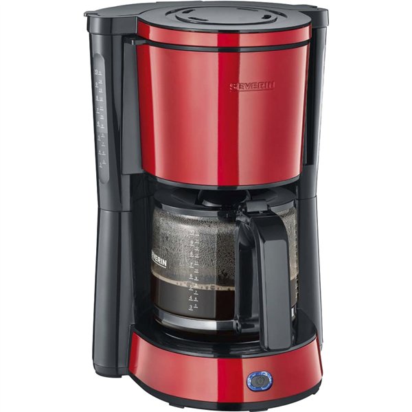 Severin KA 4817 macchina da caffè filtro, rosso