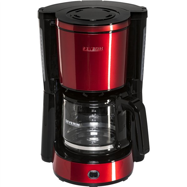 Severin KA 4817 macchina da caffè filtro, rosso