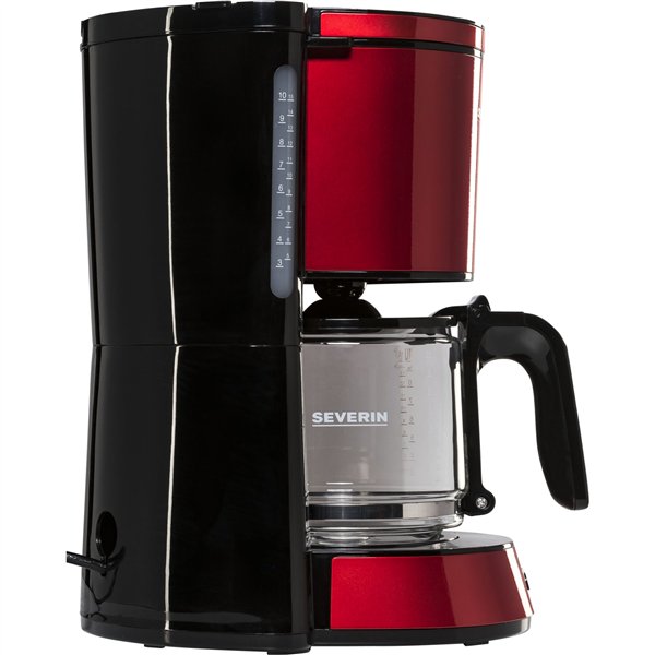 Severin KA 4817 macchina da caffè filtro, rosso