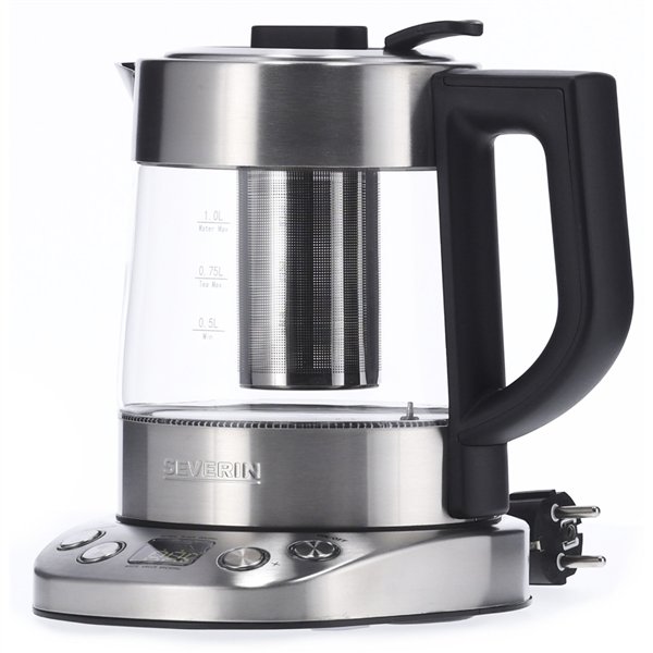 Severin WK 3473 bollitore tè/acqua in vetro, 1l