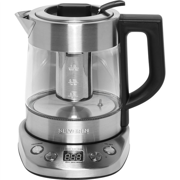 Severin WK 3473 bollitore tè/acqua in vetro, 1l