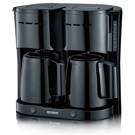 Severin KA 9315 nero macchina da caffè doppio filtro
