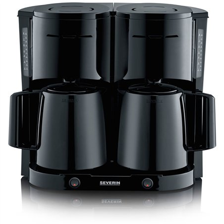 Severin KA 9315 nero macchina da caffè doppio filtro