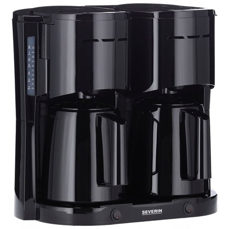 Severin KA 9315 nero macchina da caffè doppio filtro