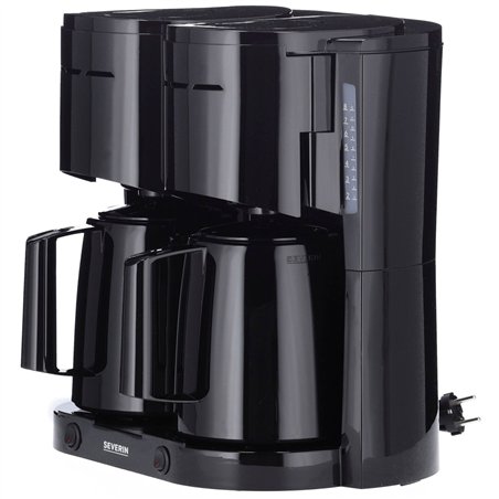 Severin KA 9315 nero macchina da caffè doppio filtro