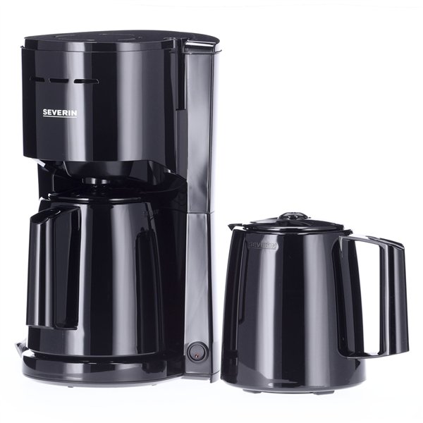 Severin KA 9307 nero   macchina da caffè filtro con 2 caraffe