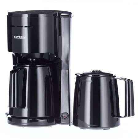 Severin KA 9307 nero   macchina da caffè filtro con 2 caraffe