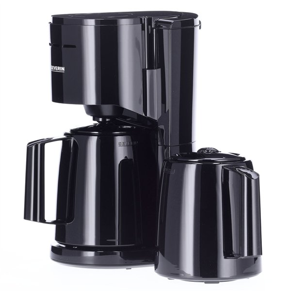 Severin KA 9307 nero   macchina da caffè filtro con 2 caraffe
