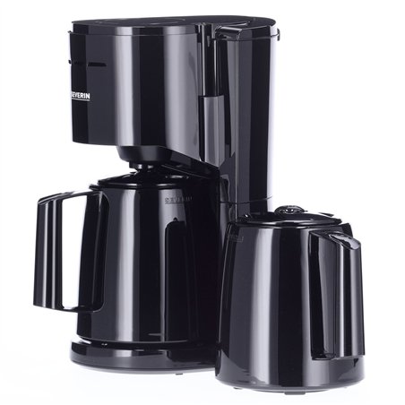 Severin KA 9307 nero   macchina da caffè filtro con 2 caraffe