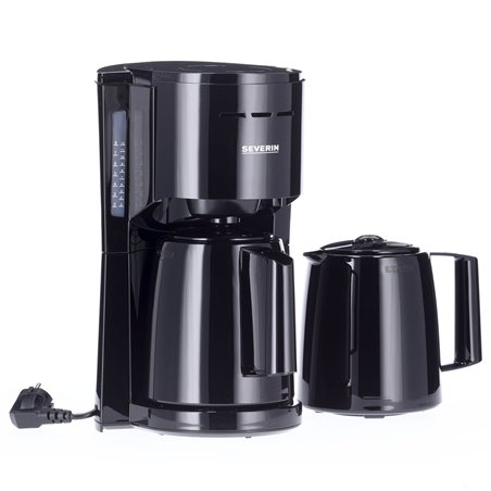 Severin KA 9307 nero   macchina da caffè filtro con 2 caraffe