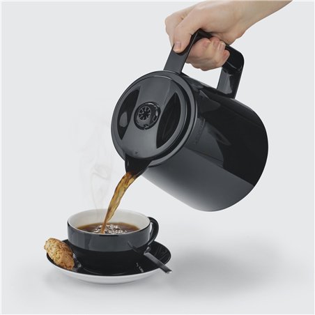 Severin KA 9307 nero   macchina da caffè filtro con 2 caraffe