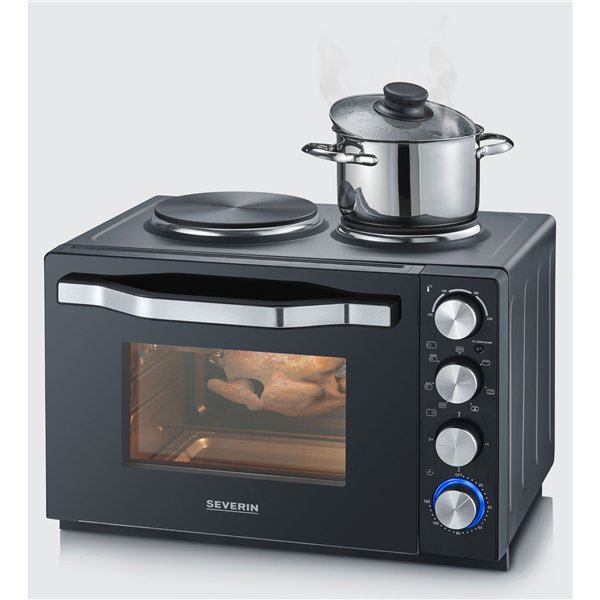 Severin TO 2074 fornetto con piastre di cottura