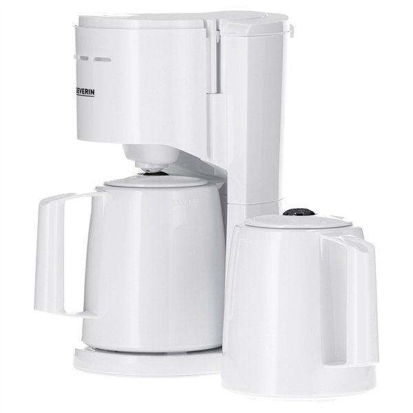 Severin KA 9309 bianco macchina caffè filtro c. 2 car.