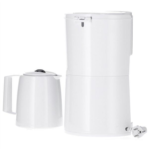 Severin KA 9309 bianco macchina caffè filtro c. 2 car.