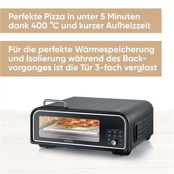 Severin PG 8575 SERICO fornetto per pizza digitale