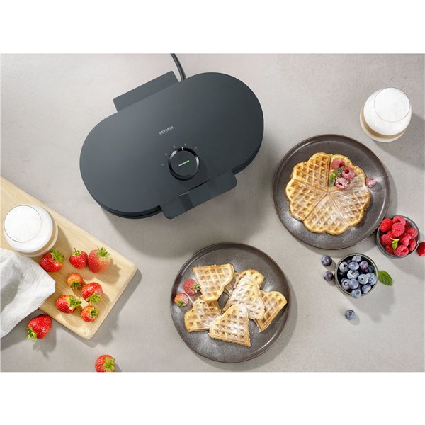 Severin WA 2118 Duo-Waffeleisen Black Line