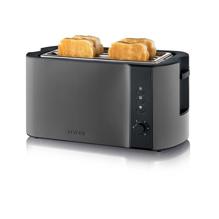 Severin AT 9341  Dark Inox Langschlitztoaster