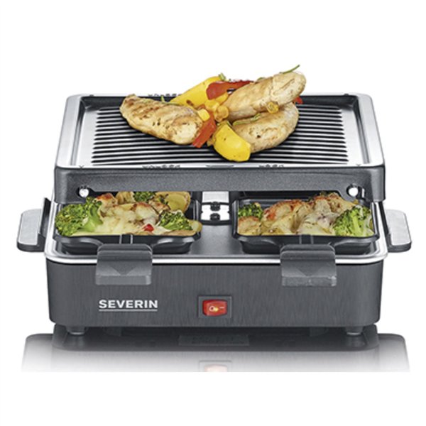 Severin RG 2370 Raclette con 4 padelle