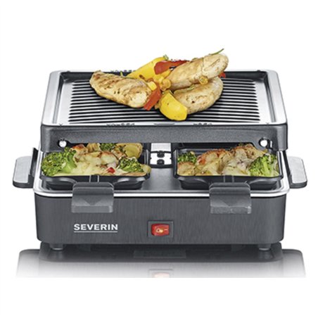 Severin RG 2370 Raclette con 4 padelle