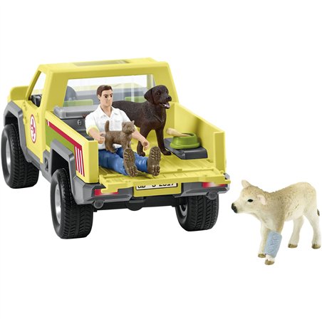 Schleich Farm World        42503 Pick up del veterinario