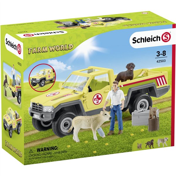 Schleich Farm World        42503 Pick up del veterinario