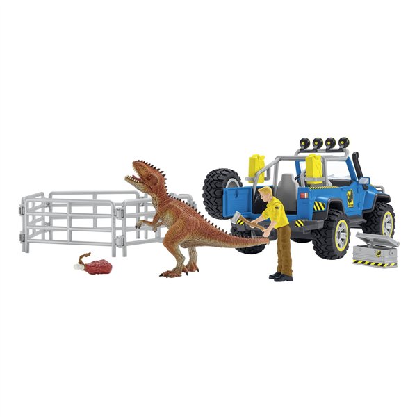 Schleich Dinosaurs         41464 Veicolo 4x4 con dinosauro  NEW