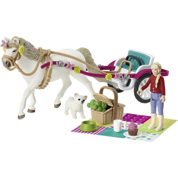 Schleich Horse Club        42467 Carrozza con cavallo