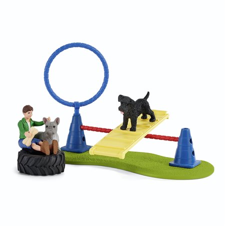 Schleich Farm World        42536 Persorso agility per cani