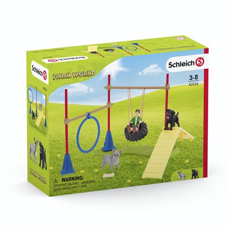 Schleich Farm World        42536 Persorso agility per cani