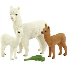 Schleich Wild Life         42544 Famiglia di alpaca 2