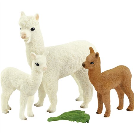 Schleich Wild Life         42544 Famiglia di alpaca