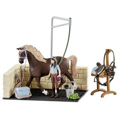 Schleich Horse Club    42438 Zona lavaggio con Emily & Luna