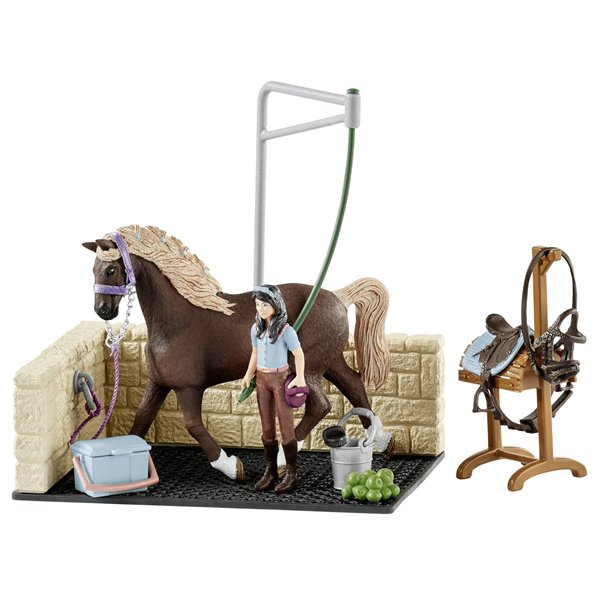 Schleich Horse Club    42438 Zona lavaggio con Emily & Luna