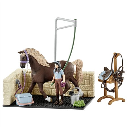 Schleich Horse Club    42438 Zona lavaggio con Emily & Luna