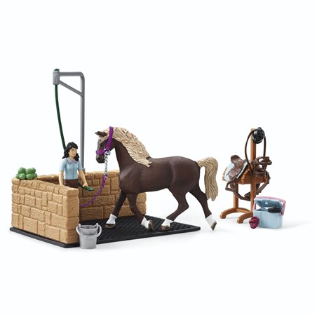 Schleich Horse Club    42438 Zona lavaggio con Emily & Luna