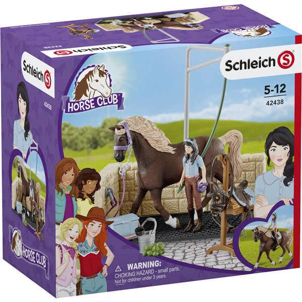 Schleich Horse Club    42438 Zona lavaggio con Emily & Luna