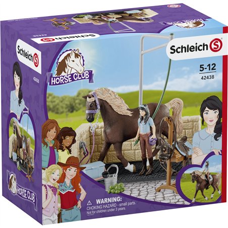 Schleich Horse Club    42438 Zona lavaggio con Emily & Luna