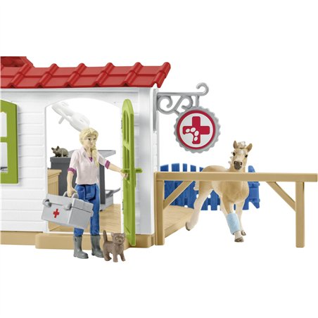 Schleich Farm World        42502 Prat. veterinaria con animali d.