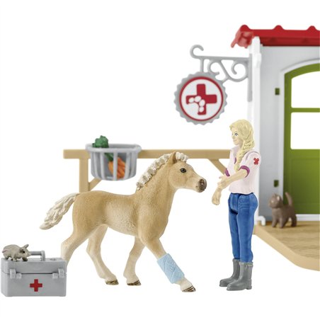 Schleich Farm World        42502 Prat. veterinaria con animali d.